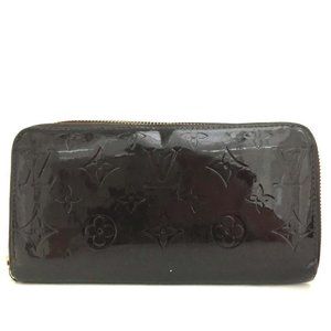 Louis Vuitton Wallet Long Patent Zippy Zip Around Enamel Leather Verni